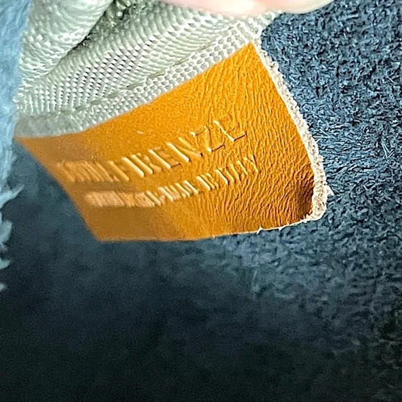 Divina Firenze Olive Pebbled Leather Small Crossbody Made In Italy - Picture 3 of 13